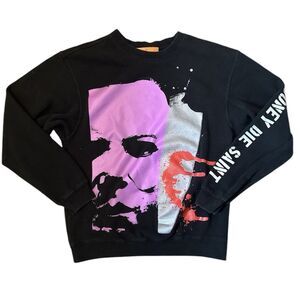 BWOOD Michael Myers Graphic Sweatshirt Sz M Crewneck Made USA Horror Streetwear